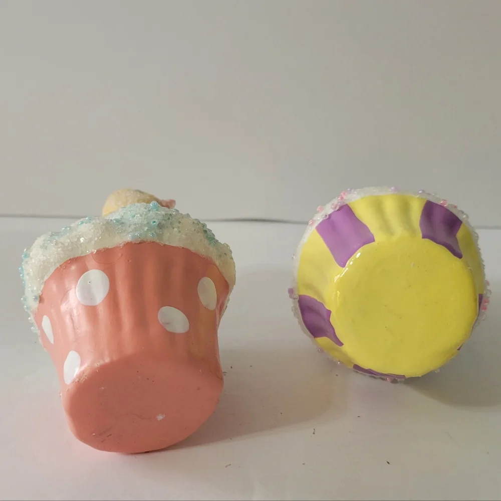 Pier 1 Imports Spring Cupcake Figurines